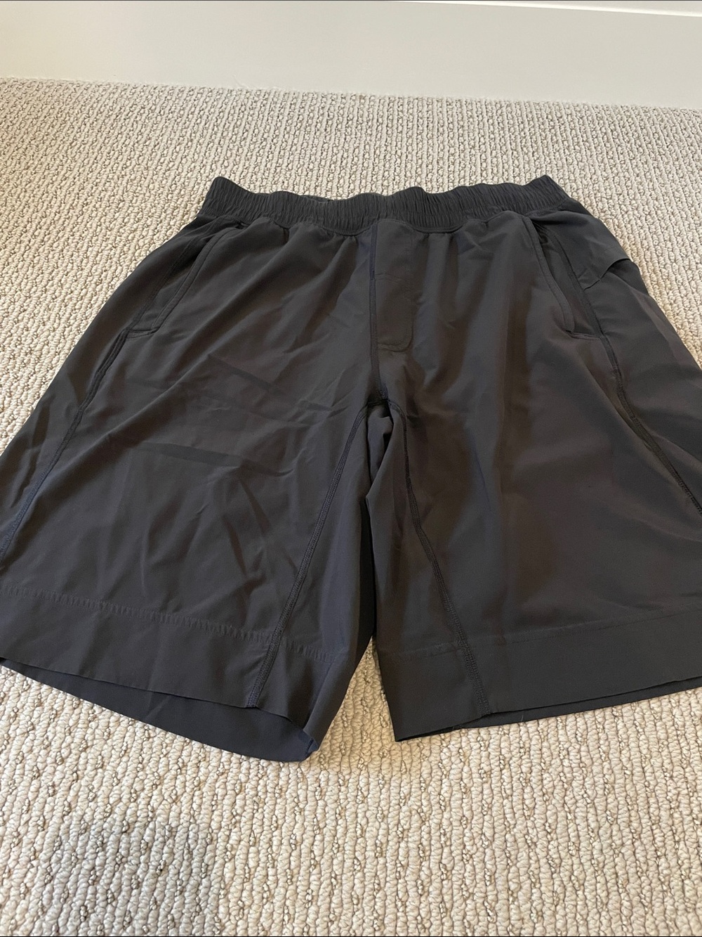 lululemon athletica Men's Black Performance Athletic Shorts